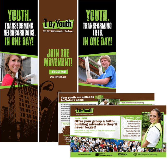 1ByYouth Booth Material