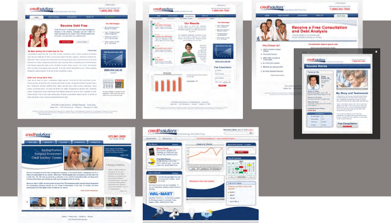 Credit Solutions Web Design